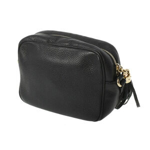 Gucci Bag Disco Mall Black Sawhorse Shoulder Calfskin